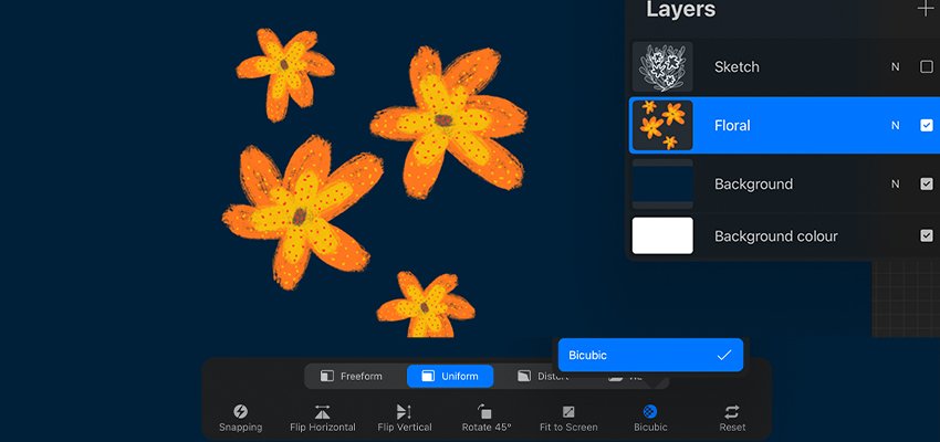 How to copy and paste an element in Procreate